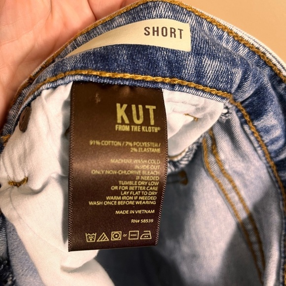 KUT FROM THE KLOTH Fray Shorts Size 6 Casual Summer Boho Beach Everyday - Picture 8 of 14